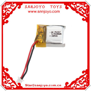 batterie lithium polymère 3.7V 100mAh Li-Po Batterie Mini Quadcopter RC UFO CX-10 accessoires